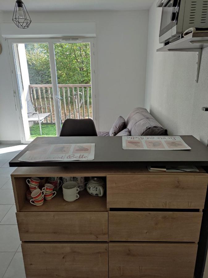 Superbe Appartement En Rez-De-Jardin A Lanton Kültér fotó